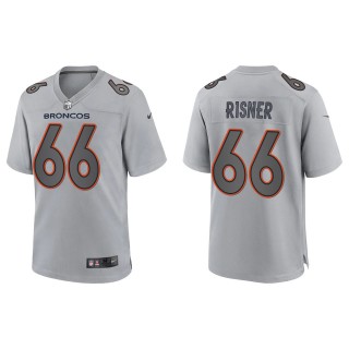 Dalton Risner Men's Denver Broncos Gray Atmosphere Fashion Game Jersey