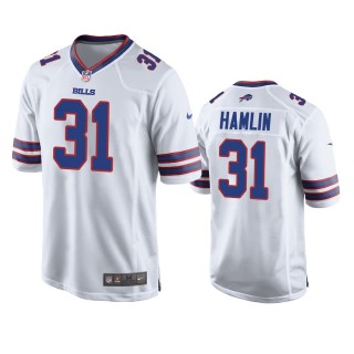 Buffalo Bills Damar Hamlin White Game Jersey