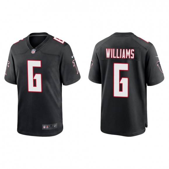 Men's Atlanta Falcons Damien Williams Black Throwback Game Jersey