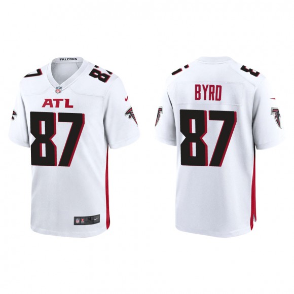 Men's Atlanta Falcons Damiere Byrd White Game Jersey