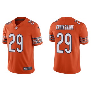 Men's Chicago Bears Dane Cruikshank Orange Vapor Limited Jersey