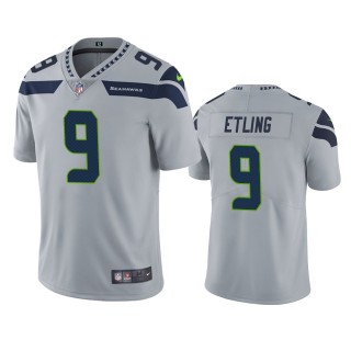 Danny Etling Seattle Seahawks Gray Vapor Limited Jersey