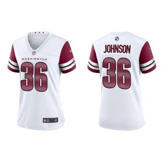 Danny Johnson Women's Washington Commanders White Game Jersey.psd