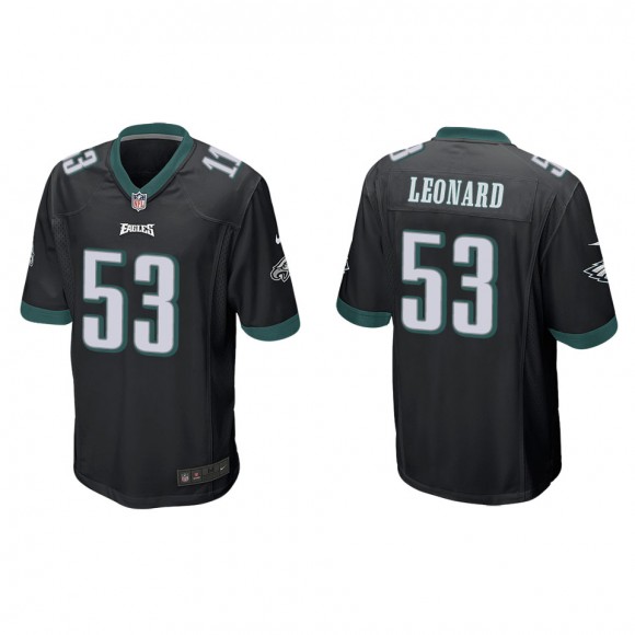 Eagles Darius Leonard Black Game Jersey