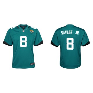 Youth Darnell Savage Jr. Jaguars Teal Game Jersey