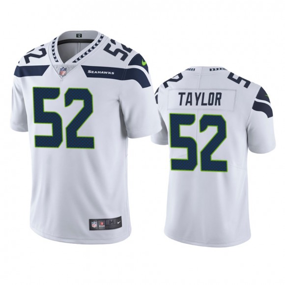 Darrell Taylor Seattle Seahawks White Vapor Limited Jersey