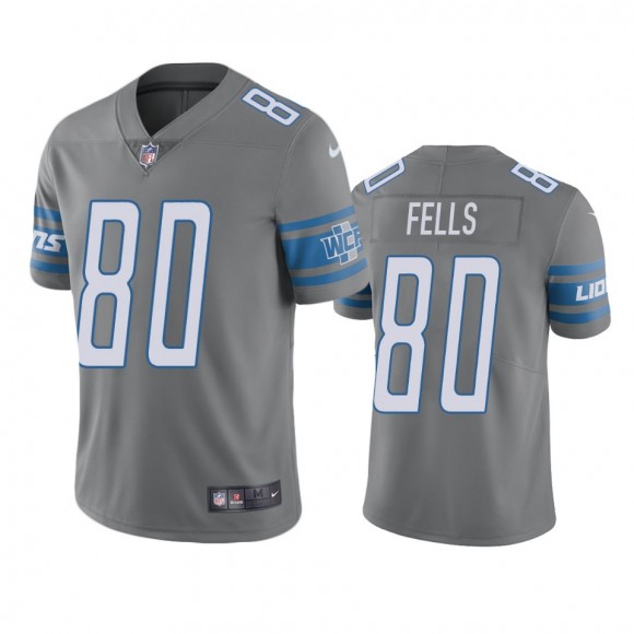 Color Rush Limited Detroit Lions Darren Fells Steel Jersey