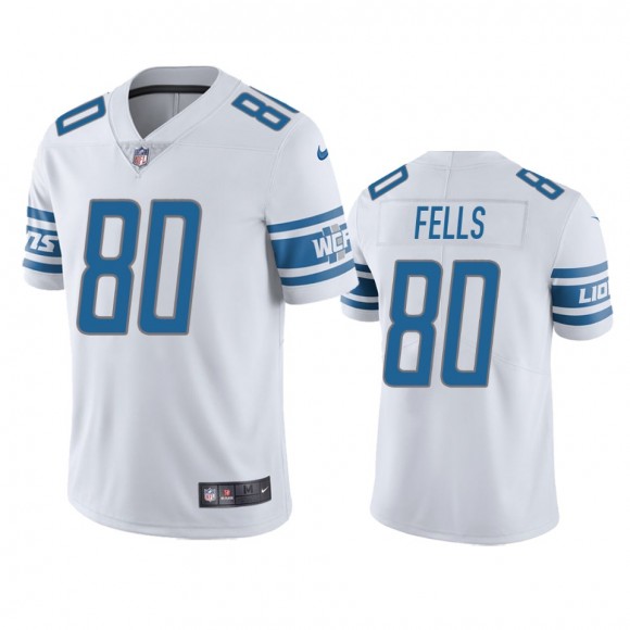 Darren Fells Detroit Lions White Vapor Limited Jersey