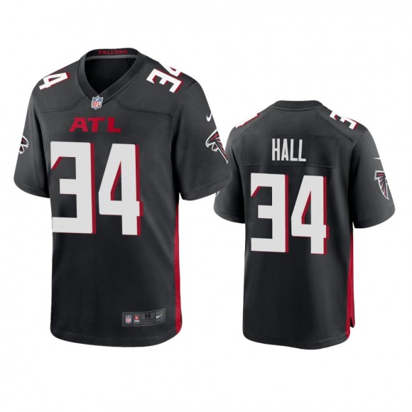 Atlanta Falcons Darren Hall Black Game Jersey