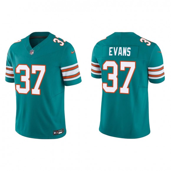 Dolphins Darrynton Evans Aqua Vapor F.U.S.E. Limited Jersey