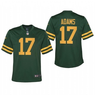 Youth Davante Adams Throwback Jersey Packers Green Alternate Game