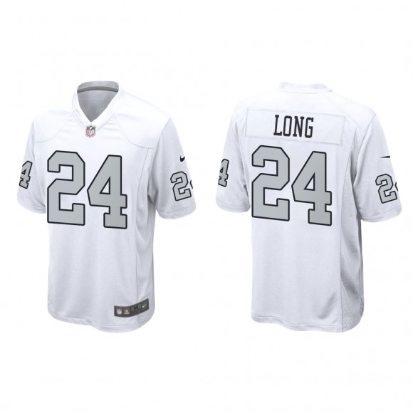 David Long White Alternate Game Jersey