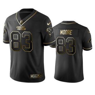 Panthers David Moore Black Golden Edition Vapor Limited Jersey