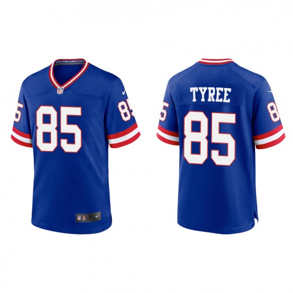 David Tyree Men's New York Giants Royal Classic Game Jersey