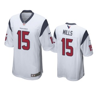 Houston Texans Davis Mills White Game Jersey