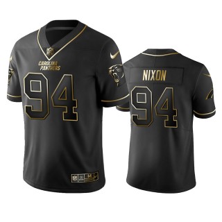 Daviyon Nixon Panthers Black Golden Edition Vapor Limited Jersey
