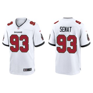 Men's Tampa Bay Buccaneers Deadrin Senat White Game Jersey