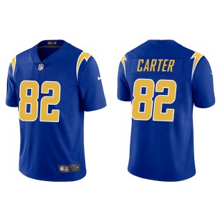 Men's Los Angeles Chargers DeAndre Carter Royal Alternate Vapor Limited Jersey