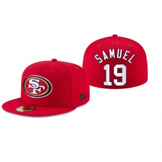 San Francisco 49ers Deebo Samuel Scarlet Omaha 59FIFTY Fitted Hat