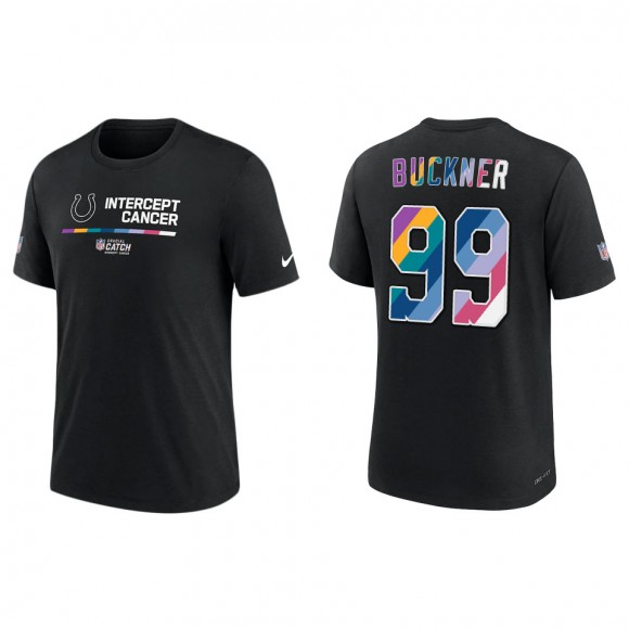 DeForest Buckner Indianapolis Colts Black 2022 NFL Crucial Catch Performance T-Shirt