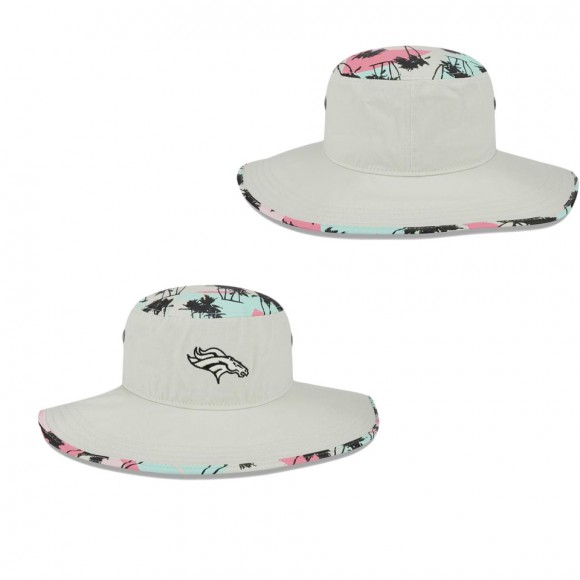 Denver Broncos Khaki Retro Beachin' Bucket Hat