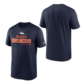 Denver Broncos Navy Legend Community T-Shirt