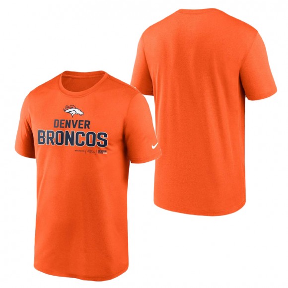 Denver Broncos Orange Legend Community T-Shirt