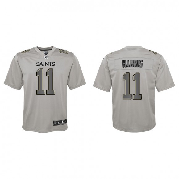 Deonte Harris Youth New Orleans Saints Gray Atmosphere Game Jersey