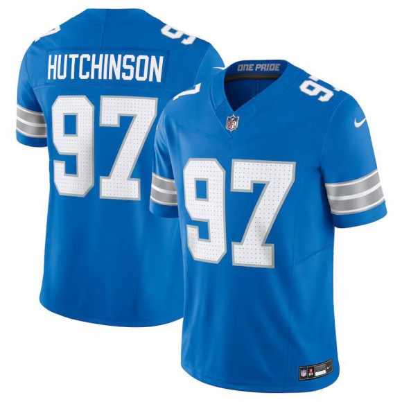 Detroit Lions Aidan Hutchinson Blue Vapor F.U.S.E. Limited Jersey