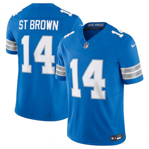 Detroit Lions Amon-Ra St. Brown Blue Vapor F.U.S.E. Limited Jersey