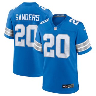 Detroit Lions Barry Sanders Blue Retired Player Game Jersey