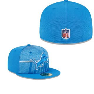Men's Detroit Lions Blue 2023 NFL Training Camp 59FIFTY Fitted Hat