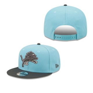 Men's Detroit Lions Blue Graphite Two-Tone Color Pack 9FIFTY Snapback Hat