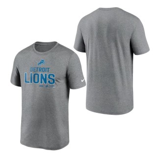 Detroit Lions Heathered Gray Legend Community T-Shirt