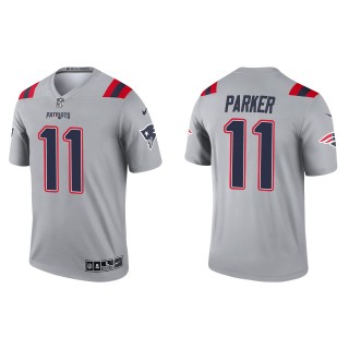 Men's New England Patriots DeVante Parker Gray Inverted Legend Jersey