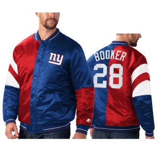 Giants Devontae Booker Royal Red Split Jacket