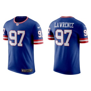 Dexter Lawrence New York Giants Royal Classic Game T-Shirt