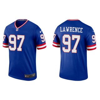 Dexter Lawrence Men's New York Giants Royal Classic Player Legend Jersey