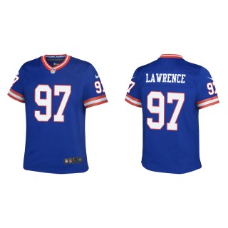 Dexter Lawrence Youth New York Giants Royal Classic Game Jersey