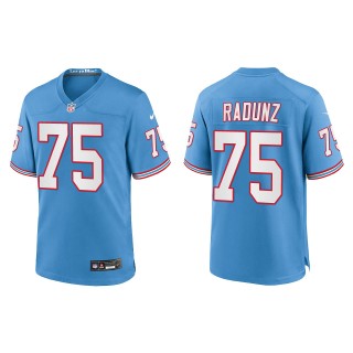 Dillon Radunz Youth Tennessee Titans Light Blue Oilers Throwback Alternate Game Jersey