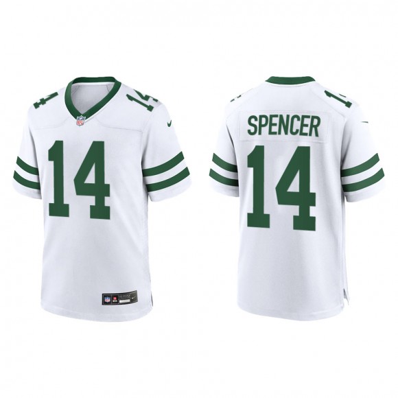 Diontae Spencer Jets White Legacy Game Jersey
