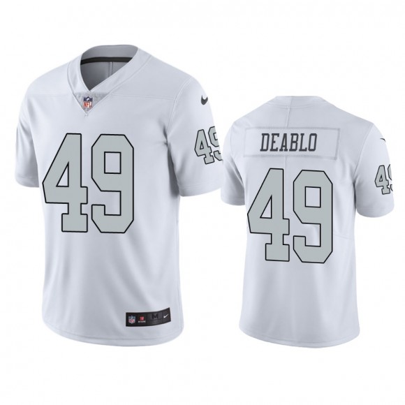 Color Rush Limited Las Vegas Raiders Divine Deablo White Jersey