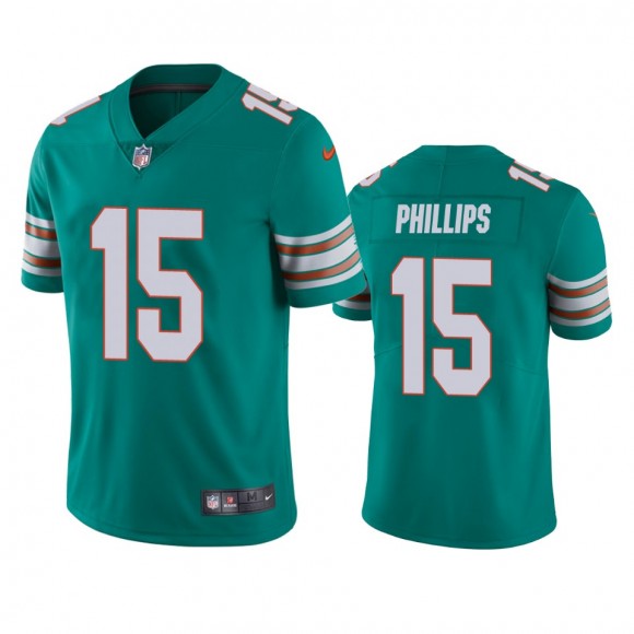 Jaelan Phillips Miami Dolphins Aqua Vapor Limited Jersey