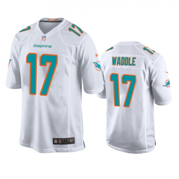 Miami Dolphins Jaylen Waddle White Game Jersey