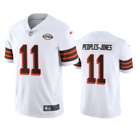 Cleveland Browns Donovan Peoples-Jones White 1946 Collection Alternate Vapor Limited Jersey - Men's