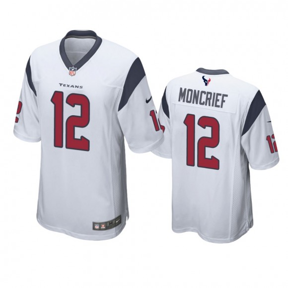 Houston Texans Donte Moncrief White Game Jersey