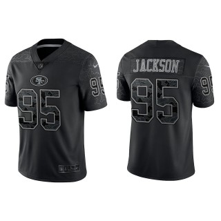 Drake Jackson San Francisco 49ers Black Reflective Limited Jersey