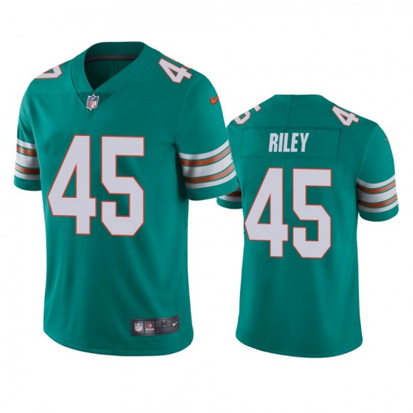 Duke Riley Miami Dolphins Aqua Vapor Limited Jersey