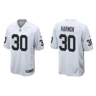 Men's Las Vegas Raiders Duron Harmon White Game Jersey