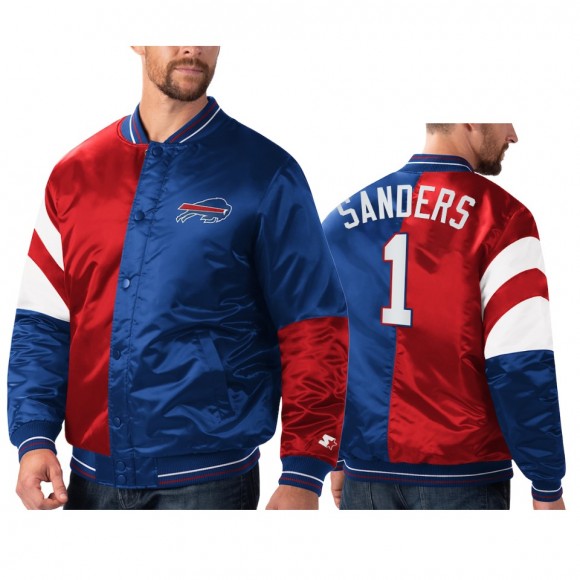 Bills Emmanuel Sanders Royal Red Split Jacket